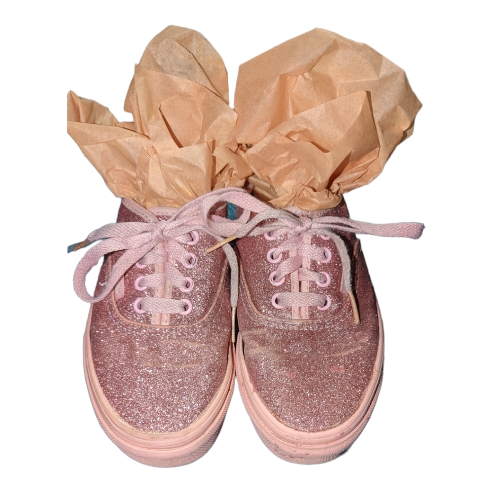 Pink Glitter Vans